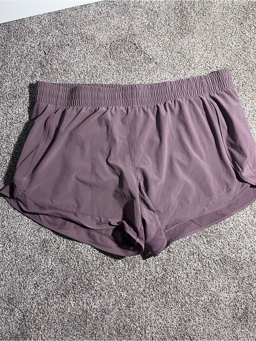 Athleta Dusty Mauve Pull-On Running Shorts